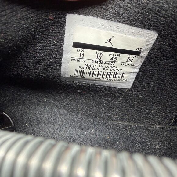 Air Jordan 4 Retro LS Oreo MEN Grey Black Leather 314254-003 Size 11 Preowned main image 12